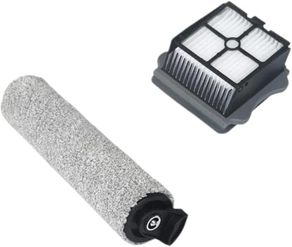 Hand-held Floor Scrubbers Roller Brush Hepa Filter Parts。Compatible For Tineco Floor One S3 / IFloor 3 。Wet Dry Vacuum Cleaner Replacement Spare (Color : Set D)