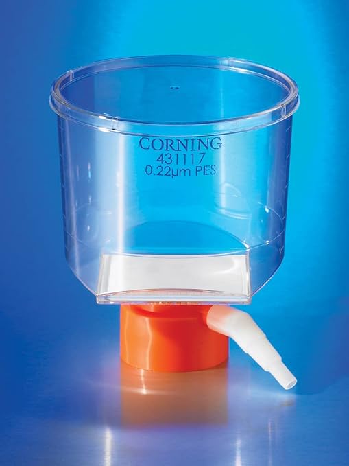 Corning 431118 Disposable Bottletop Filter; 500 mL Volume; PES, Membrane; 12/Pack