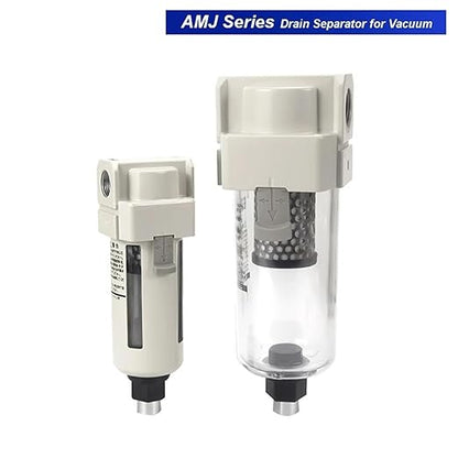 Type Vacuum Water Droplet Separator Vacuum Pipeline Filter Negative Pressure Filter Element AMJ AMJ3000-03B AMJ4000-04B-C(AMJ-EL4000)