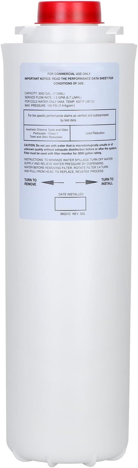 51300-C (2 Packs-No Chip),Compatible with EzH2O Replacement Bottle Station High Capacity 3000 Gallon,Replacement EWF3000 for 51300-C ERF750, 51299C, 55898C
