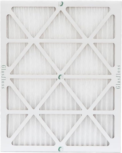 Glasfloss 16x20x1 MERV 10 (FPR 5-6) Pleated Air Filters. Box of 6. Actual Size: 15-1/2 x 19-1/2 x 7/8