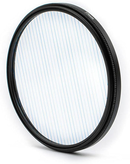 77mm Lens Blue Stripe Filter Special Effect Prism Creative Photography Accessory