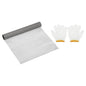 PATIKIL 40" L x 16" W Woven Wire Mesh, 300 Mesh 304 Stainless Steel Air Vent Filter Screen with Gloves for Window Security Vent Cover Filtration Animals Fence