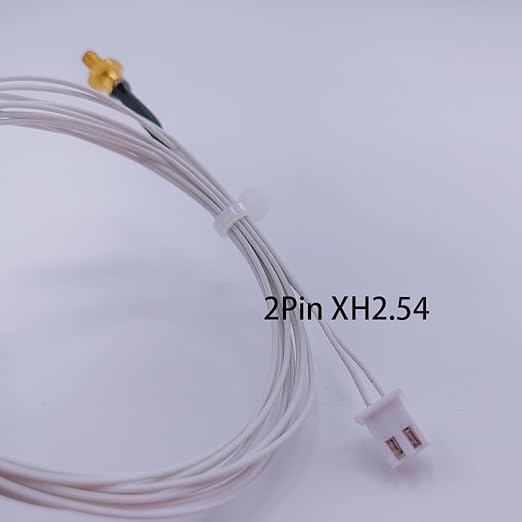 Ender 3 M3 Thermistor 300°C 1m/39.4Inch, 3D Printer M3 Stud Thermistor, NTC 100K 3950 Thermistor Use for Ender 3/Ender 3 Pro/Ender 3 v2 CR10,CR10s J-Head 3D Printer Hotend Thermistor,