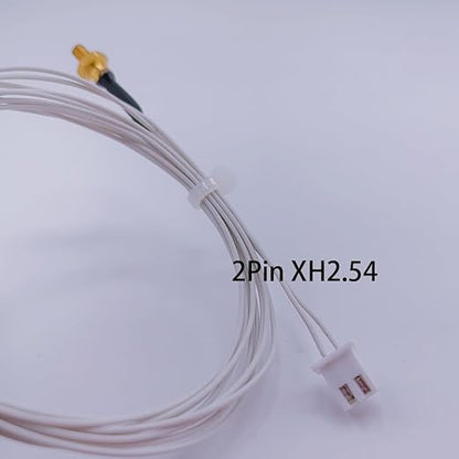 Ender 3 M3 Thermistor 300°C 1m/39.4Inch, 3D Printer M3 Stud Thermistor, NTC 100K 3950 Thermistor Use for Ender 3/Ender 3 Pro/Ender 3 v2 CR10,CR10s J-Head 3D Printer Hotend Thermistor,