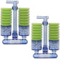 Multi Layer Filter Media Biochemical Dual Sponge Filter for Betta Fry Aquarium Fish Tank Up to 50 Gallon (2-Pack)