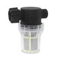 GIEX 60 Mesh Garden Hose Filter with Quick Connect, 3/4" GHT Thread Sediment Trap for Pool and Water Tank Pre-Filtration
