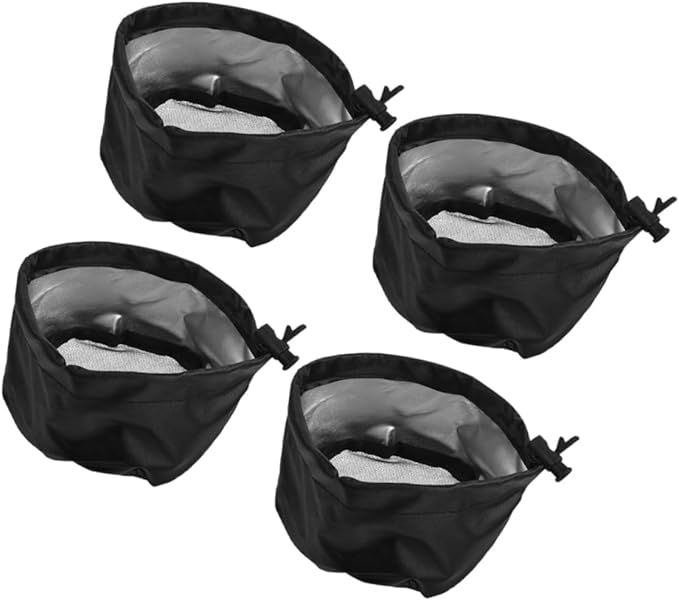 4pcs Grow Tent Vent Covers Dust Duct Filters Drawstring and Buckle for Optimal Airflow and Plant Grow Tents