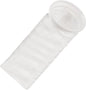 Filter Bag PP Non-Woven for Treatment, 25µm 50µm 100µm 150µm, Reusable Thermal Fixed Wool Monofilament Fabric, White Ø 105 mm x 380 mm(150µm-1pc)