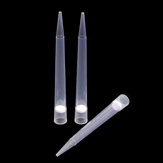 lab Pipette tip 10ML, Universal, Autoclavable, with Filter, Clear, 24 Tips per Rack (T10ML-RSF-24)