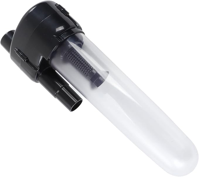Vacuum Cleaner Filter Dust Collector, ABS Material with 2 Connectors for 32mm and 34.5mm Hoses - Motor Protection, Easy Cleaning, Durable and Lightweight Design