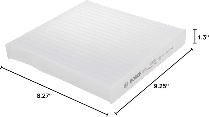 BOSCH P3939WS Workshop Cabin Air Filter - Compatible with Select Acura Integra, RDX, TLX; Honda Accord, Civic, Clarity, CR-V, CR-Z, Fit, HR-V, Insight, Odyssey