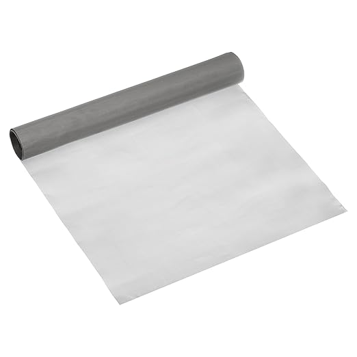 PATIKIL 40" L x 10" W Woven Wire Mesh, 300 Mesh 316L Stainless Steel Air Vent Filter Screen for Window Security Vent Cover Filtration Animals Fence