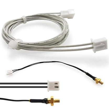 Ender 3 v2 Thermistor M3 300℃ Upgrade, 3D Printer NTC 100K 3950 Ender 3 M3 Stud Thermistor with 1M Extended Cable Use for Ender 3/Ender 3 V2,Ender 3 Pro/Ender 5, CR10 3D Printer Hotend, 1.1m/43.3inch