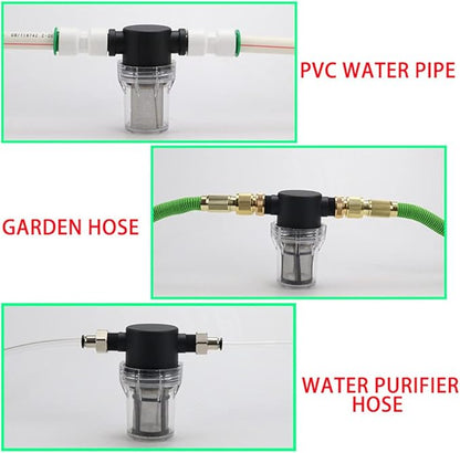 Sediment Filter Pressure Washer Filter Stainless Steel Filter 40Mesh Screen for Outdoor Gardening Inlet Water 1 Inch Female Thread Connector