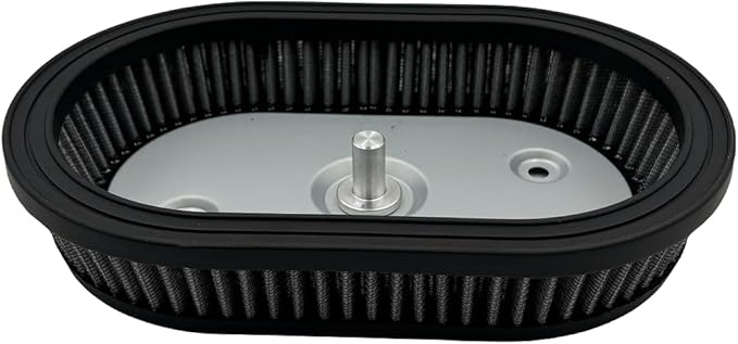 High-Flo Replacement Air Filter Element For Ventilator - Milwaukee-Eight Engine '18-later Softail and '17-later Touring and Trike Models Equipped with 114 Air Cleaner (Grey114 Air Filter Element)