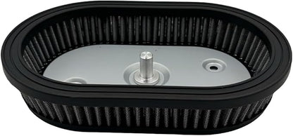 High-Flo Replacement Air Filter Element For Ventilator - Milwaukee-Eight Engine '18-later Softail and '17-later Touring and Trike Models Equipped with 114 Air Cleaner (Grey114 Air Filter Element)
