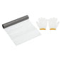 PATIKIL 40" L x 10" W Woven Wire Mesh, 150 Mesh 304 Stainless Steel Air Vent Filter Screen with Gloves for Window Security Vent Cover Filtration Animals Fence