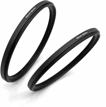 95 to 86mm Metal Step Rings/ 95mm to 86mm Step Down Ring Filter Ring Adapter for 95mm Camera Lens & 86mm UV CPL ND Filters Hoods Caps LingoFoto FS2067