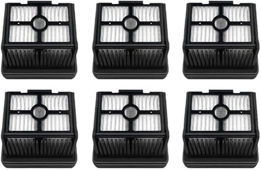 Scrubber Wiper Filter Soft Brush Wet and Dry Vacuum Cleaner Spare Part，Compatible for Dreame， M13 / H13 Accessories(FILTER-6PCS)