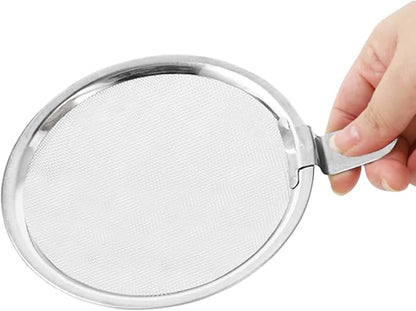 Bacon Grease Container with Strainer, Stainless Steel Oil Storage Can Container with Fine Mesh Strainer Fat Container Pot with Filter Screen, 1.25 QT / 5 Cups Grease Keeper Cooking Oil Keeper