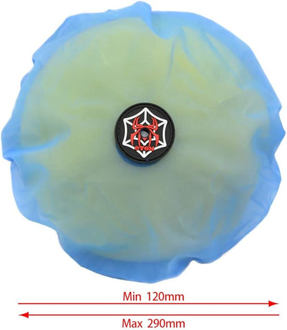 OTOM Universal Motorcycle Air Filter Dustproof Sand Cover Engine Cleaning Air Filter Wrap Fit for dirt bike (Blue)…