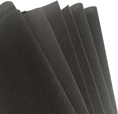 Tong Gu DIY Computer Dust Filter Sponge Foam Mesh Fabric for PC Case Fan Cooler Dustproof Cover 3mm Black 60PPI (20x20 in/50x50 cm)