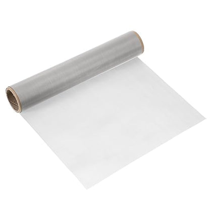 uxcell 300 Mesh 39" x 10" Woven Wire Mesh, 316 Stainless Steel Air Vent Filter Screen, Window Screen Mesh for DIY Projects Vents Cover Filtration Animals Fence