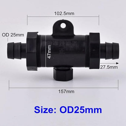Agricultural pump filter,precision,10/20/25mm Pagoda Hose Filter, Sprayer Car Washing Strainer, Garden Irrigation Fittings, Aquarium Fish Tank Soft Water Pipe Filters, 1pcs(Od 25mm)