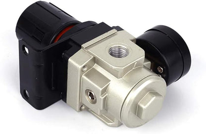SNS AR3000-N02 Female Thread 1/4 NPT Air Pressure Regulator 0-150 PSI Adjustable,Bracket,Gauge