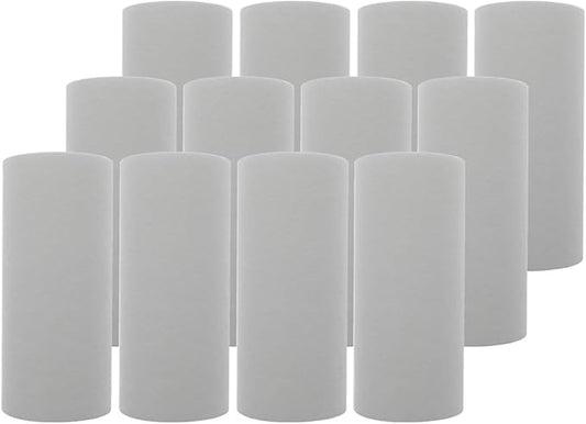 Tier1 10 Micron 10 Inch x 4.5 Inch | 12-Pack Spun Wound Polypropylene Whole House Sediment Water Filter Replacement Cartridge | Compatible with Hydronix SDC-45-1010, SDF-45-1010, Home Water Filter
