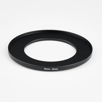55mm to 82mm Step-Up Ring Filter Adapter,for All Brands UV ND CPL, Metal Ring Step-Up Rings Adapter Filter (55mm-82mm)