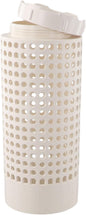 PVC Insect Composting Bin With Screw Lid For Garden Kitchen Waste Processing Outdoor Raised Bed Plant Container Decompose Filter System Educational Tool White 12x6x6 Inches(1pcs)