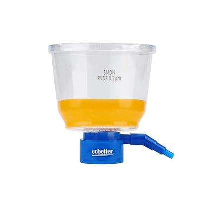 Pack of 18 Diposable Bottle Top Filter 500mL 0.2μm PVDF Hydrophilic Membrane