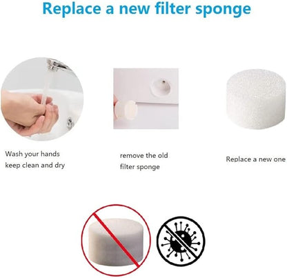 15 Pcs Replacement Air Filter Sponge for Compressor, Universal Size