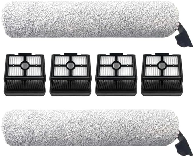 Scrubber Wiper Filter Soft Brush Wet and Dry Vacuum Cleaner Spare Part，Compatible for Dreame， M13 / H13 Accessories(Set A)