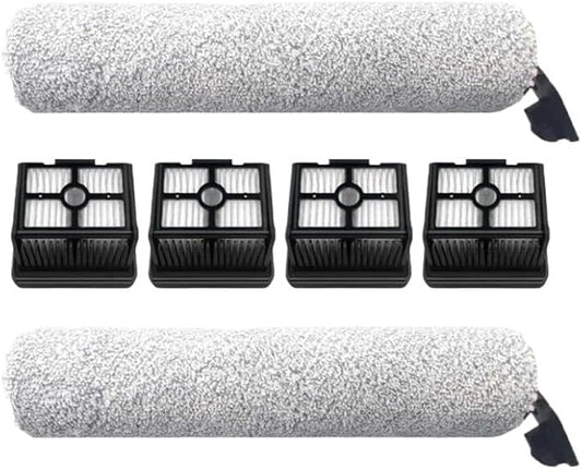Scrubber Wiper Filter Soft Brush Wet and Dry Vacuum Cleaner Spare Part，Compatible for Dreame， M13 / H13 Accessories(Set A)