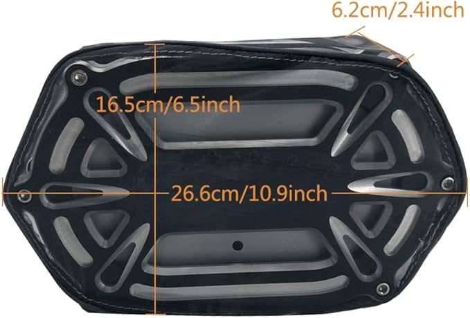Motorcycle Air Cleaner Filter Waterproof Brreather Rain Sock Black Protective Cover For Harley Air Cleaner Kits XL 1200 Touring Softail Dyna (For Screamin Eagle ellipse style)