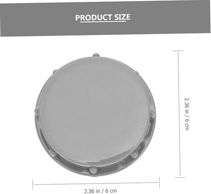 DOITOOL 18pcs Pp Pipe Caps for Drainage Caps for Waste Processing Easy Installation Grey Color for Bathroom Kitchen Use