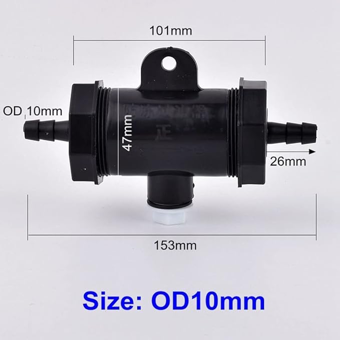 Agricultural pump filter,precision,10/20/25mm Pagoda Hose Filter, Sprayer Car Washing Strainer, Garden Irrigation Fittings, Aquarium Fish Tank Soft Water Pipe Filters, 1pcs(Od 10mm)