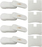 Dttery Filter Replacement for Shark Vertex UltraLight DuoClean PowerFins Corded Stick Vacuum HZ2000 HZ2002 HZ251 HZ602 HZ702, Part XFFKHZ2000 XPMFHZ2000, 4 Foam and Felt, 4 Post Motor Filters