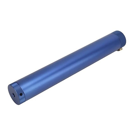 High Pressure Air Filter Oil Water Separator, Compressor Filtration System, 4500psi Aluminium Alloy L340mm OD50mm Blue, Oil Water Filter with Safety Valve for Diving and Industrial