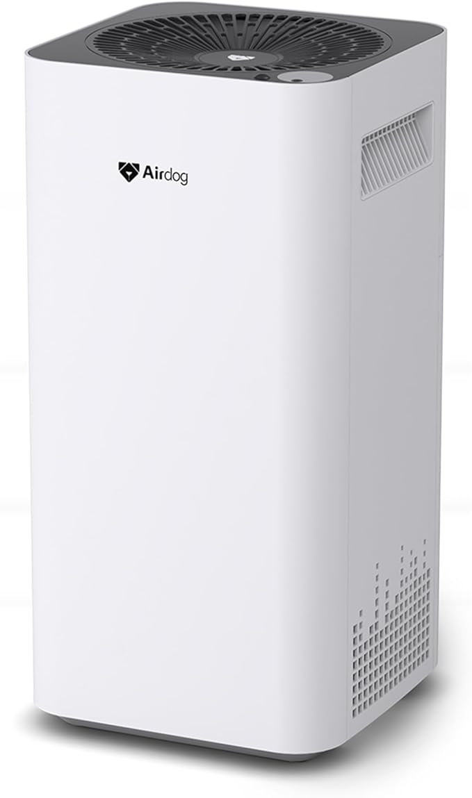 Airdog X3 Home Air Purifier with Washable Filter -TPA Technology - Up to 20X More Effective than HEPA, Smart Control, AQI Air Cleaner for Smoke, Allergies, Pet Dander, Odor Removal to 0.0146μm