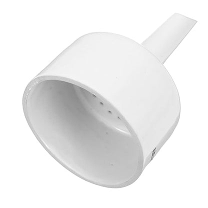 Veemoon 80Mm Ceramic Buchner Funnel Laboratory Filtration Filter Funnel with Stopper White Chemical Filter Paper for Student Experiments