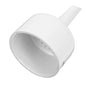 Veemoon 80Mm Ceramic Buchner Funnel Laboratory Filtration Filter Funnel with Stopper White Chemical Filter Paper for Student Experiments