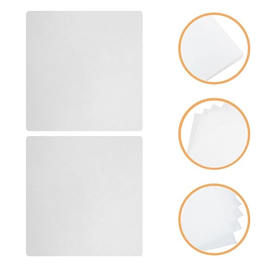 Qualitative Filter Papers 11.81 Inch Square Laboratory Filter Sheets for Water Absorption and Experimental Filtration 12 Pack