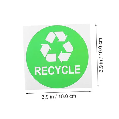 9pcs Trash Can Classification Stickers Self-Adhesive Recycling Decals for Easy Waste Sorting Options for Home and Kitchen Use
