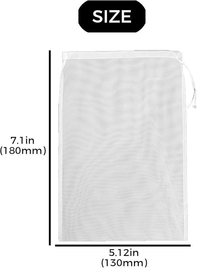 20pcs Aquarium mesh Media Filter Bag, Nylon Media Filter Bag, Suitable for Various Filters Such as Water Tank Filters, Aquarium Filters, Collection pits, Dry or Wet Filters, etc.