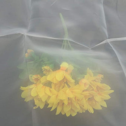 Silk Screen Printing Mesh, 100/110/120/140/160/180/200/250/300Mesh, White Yellow for Screen Printing Machine Equipment Accessories, Filter Painting, Polyester Fabric (110M/43T White)
