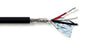 3C 18AWG AMSB Shielded Cable Wire (UL2464) - Highly Flexible Str TC, PVC Ins, OS+TC BRD, PVC JKT for CNC Machine, Stepper Motor, VFD Spindle (Matte Black 50FT)